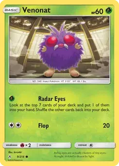 Venonat Unbroken Bonds