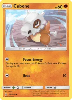 Cubone Unbroken Bonds