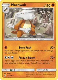 Marowak Unbroken Bonds
