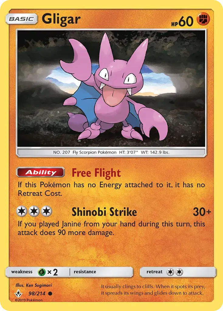 Gligar Unbroken Bonds 98