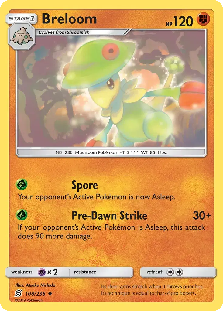 Breloom Unified Minds 108