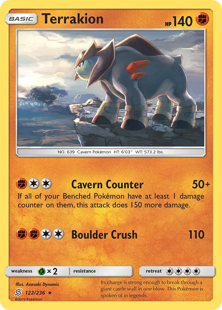 Terrakion Unified Minds 122