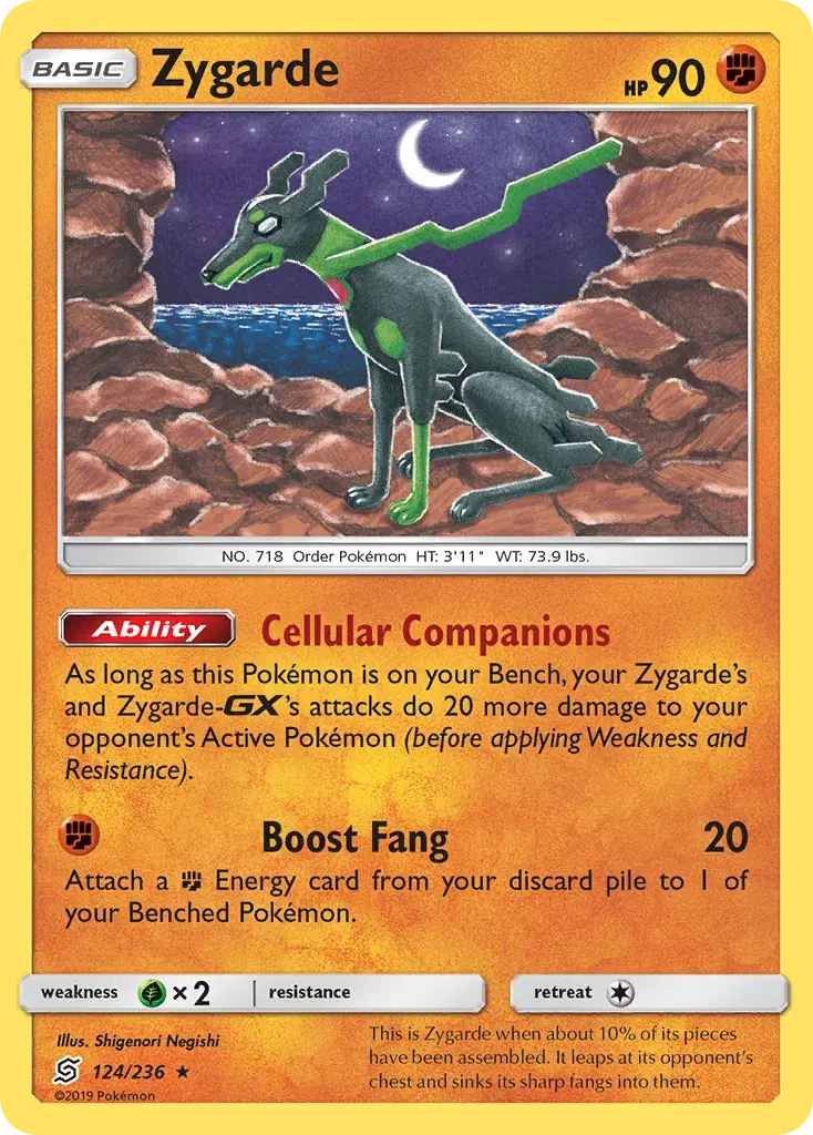 Zygarde Unified Minds 124