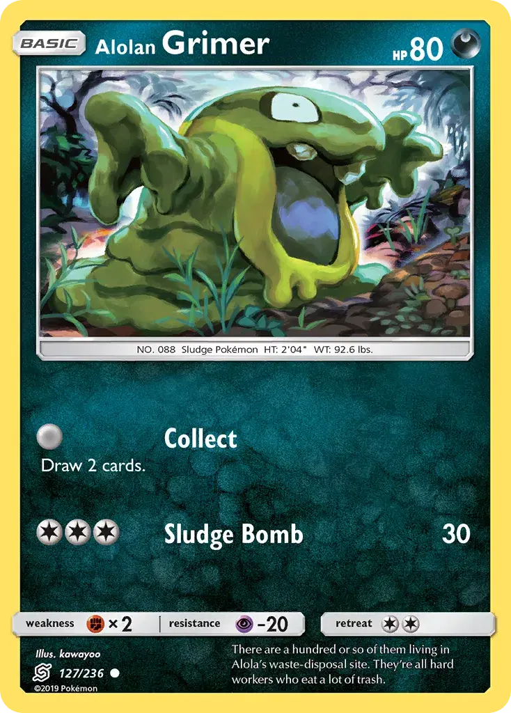 Alolan Grimer Unified Minds 127