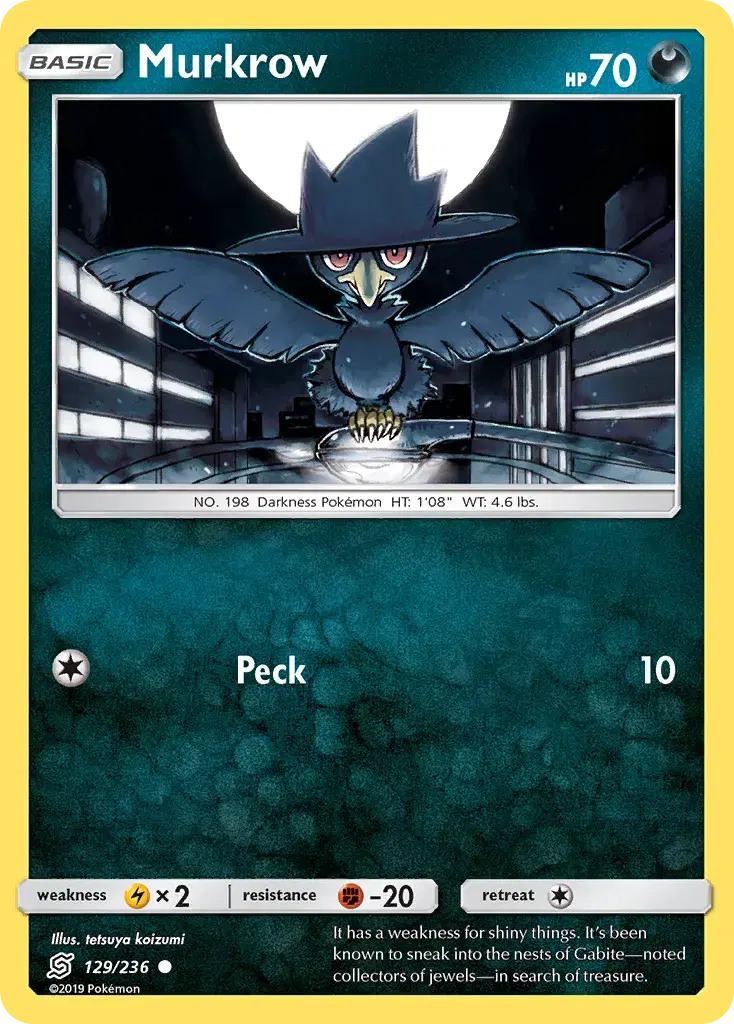 Murkrow Unified Minds 129