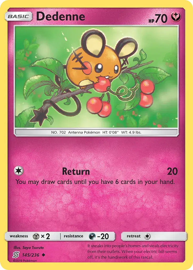 Dedenne Unified Minds 145