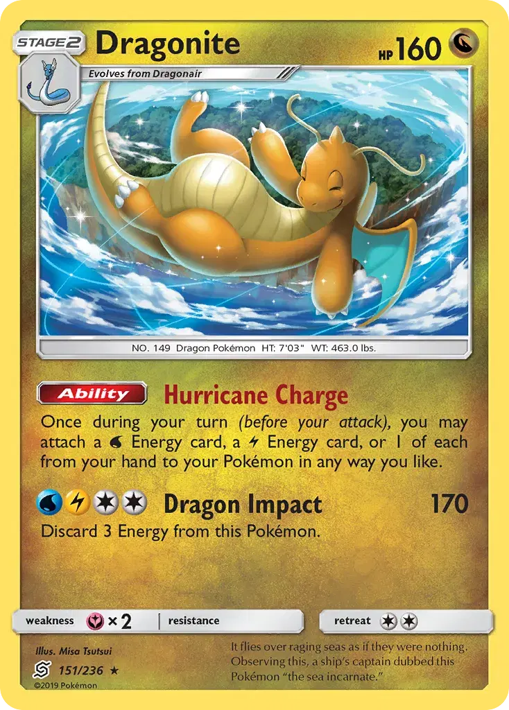 Dragonite Unified Minds 151