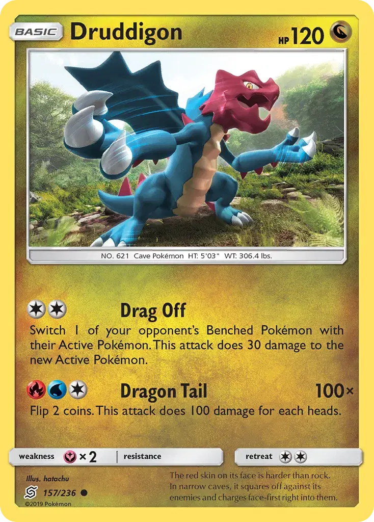 Druddigon Unified Minds 157