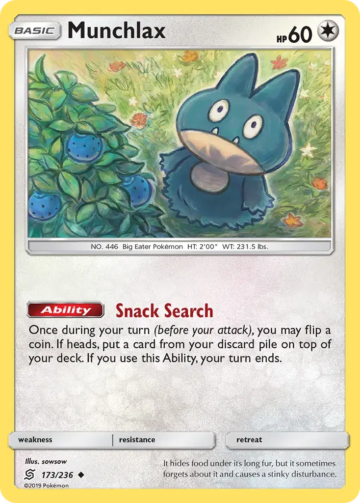 Munchlax Unified Minds 173