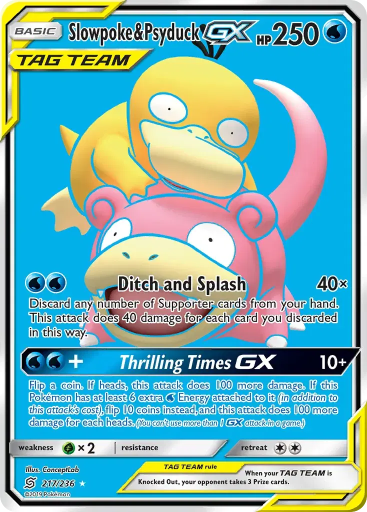 Slowpoke & Psyduck-GX Unified Minds 217
