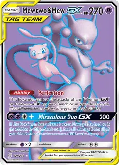 Mewtwo & Mew-GX Unified Minds