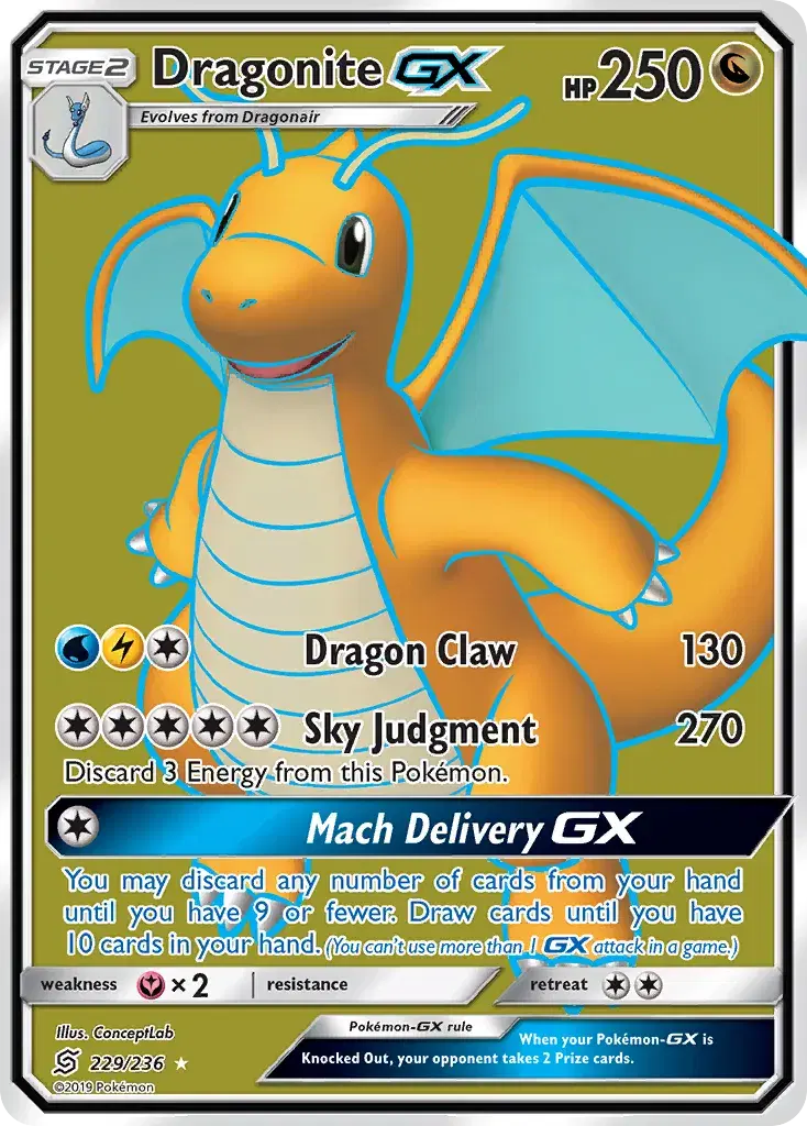 Dragonite-GX Unified Minds 229