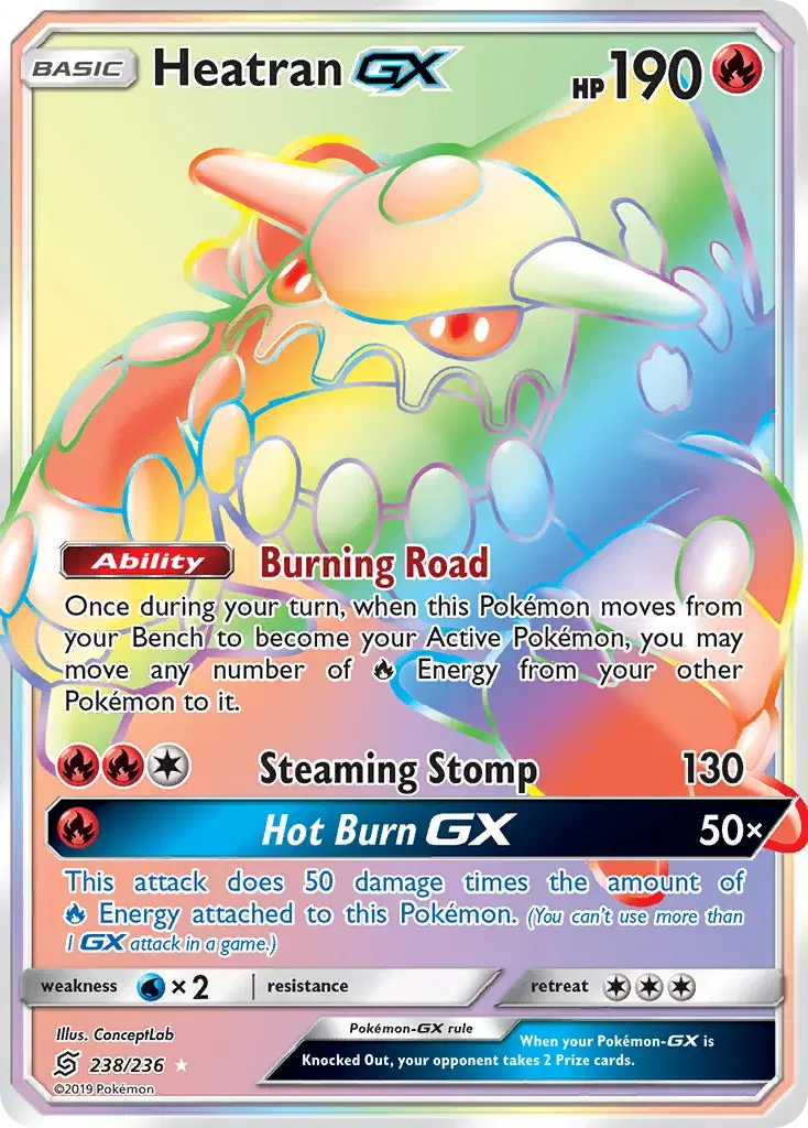 Heatran-GX Unified Minds 238