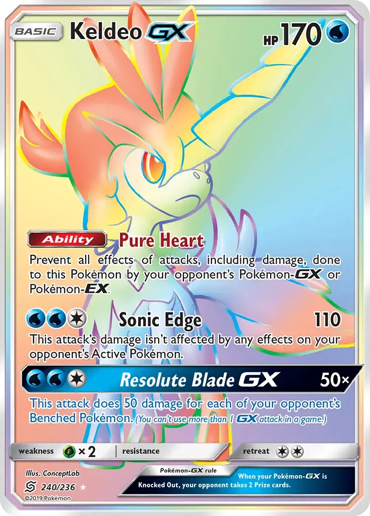 Keldeo-GX Unified Minds 240