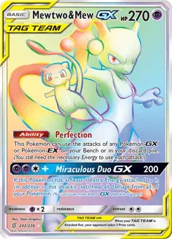 Mewtwo & Mew-GX Unified Minds