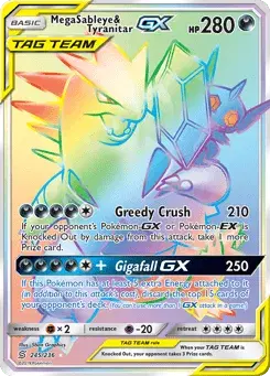 Mega Sableye & Tyranitar-GX Unified Minds