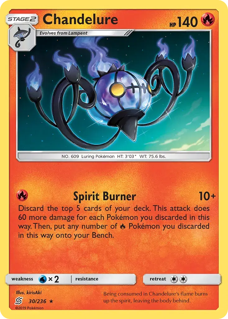 Chandelure Unified Minds 30
