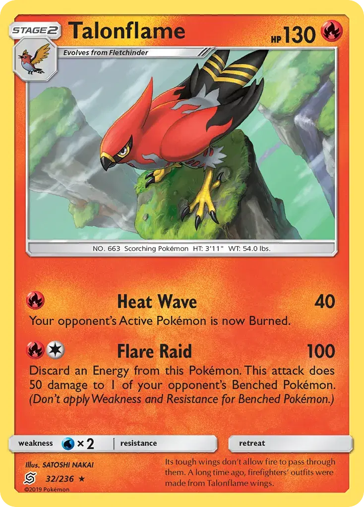 Talonflame Unified Minds 32