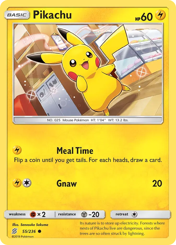 Pikachu Unified Minds 55