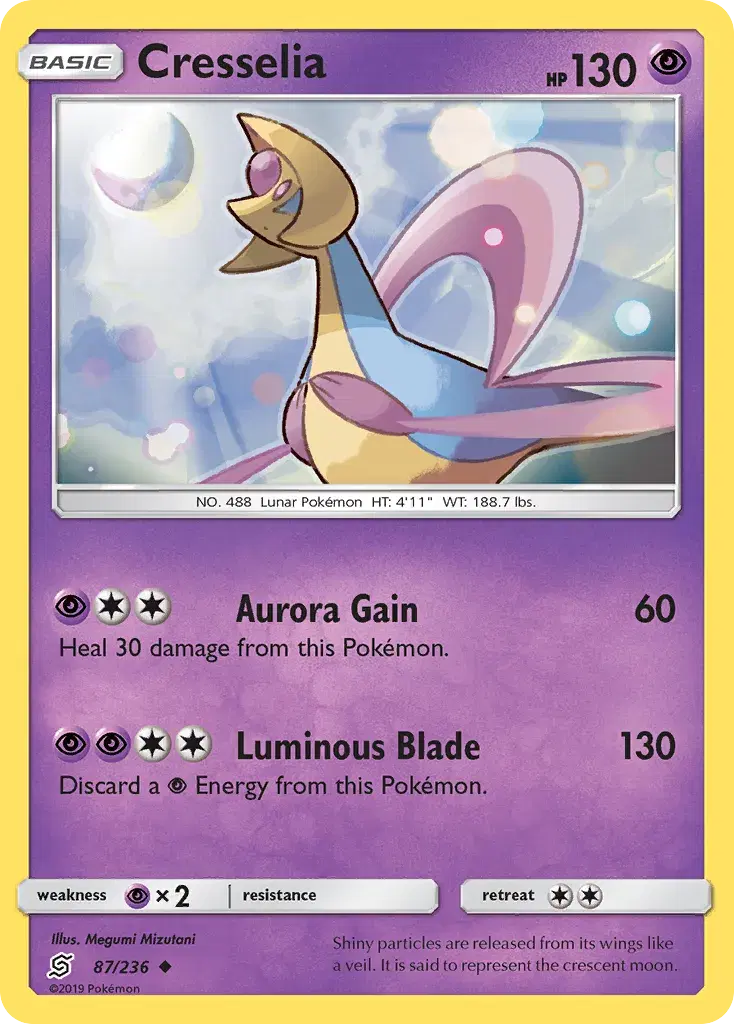 Cresselia Unified Minds 87