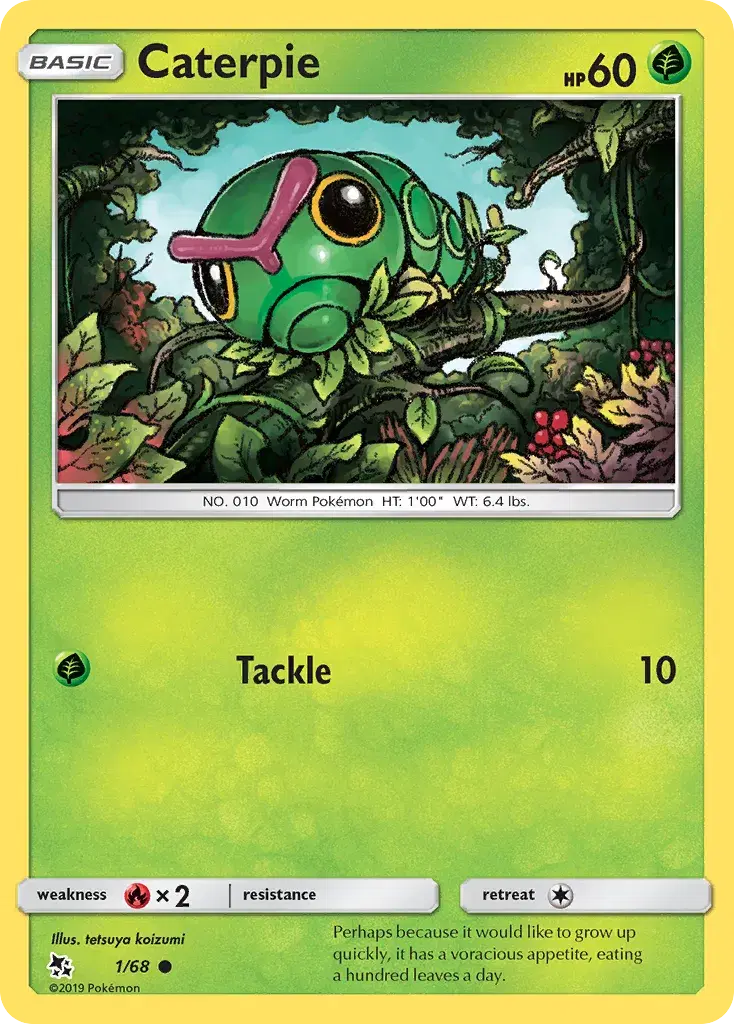 Caterpie Hidden Fates 1