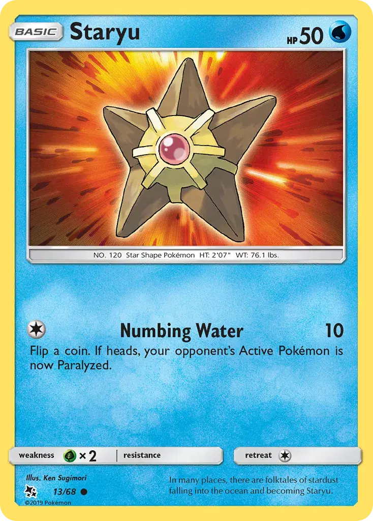 Staryu Hidden Fates 13
