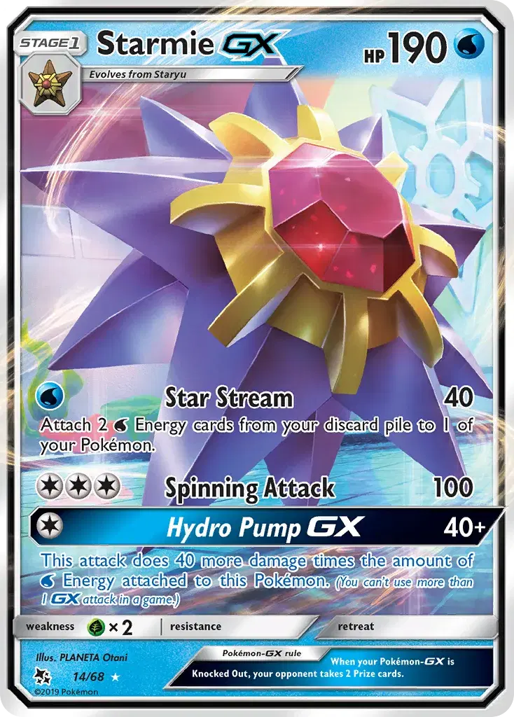 Starmie-GX Hidden Fates 14
