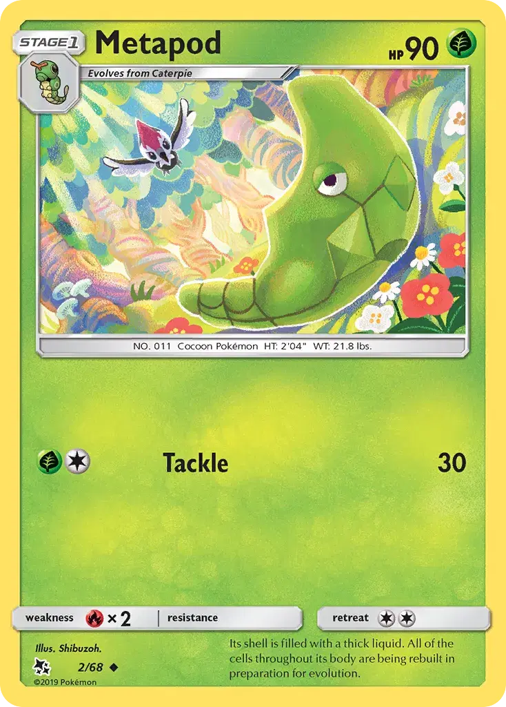 Metapod Hidden Fates 2