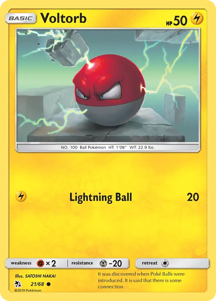 Voltorb Hidden Fates 21