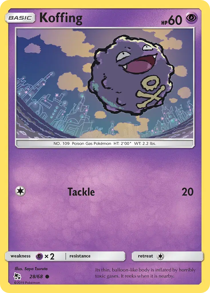 Koffing Hidden Fates 28