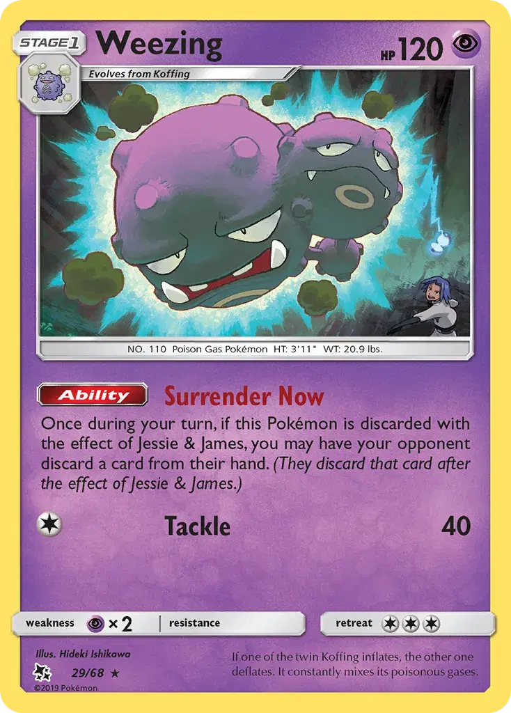 Weezing Hidden Fates 29