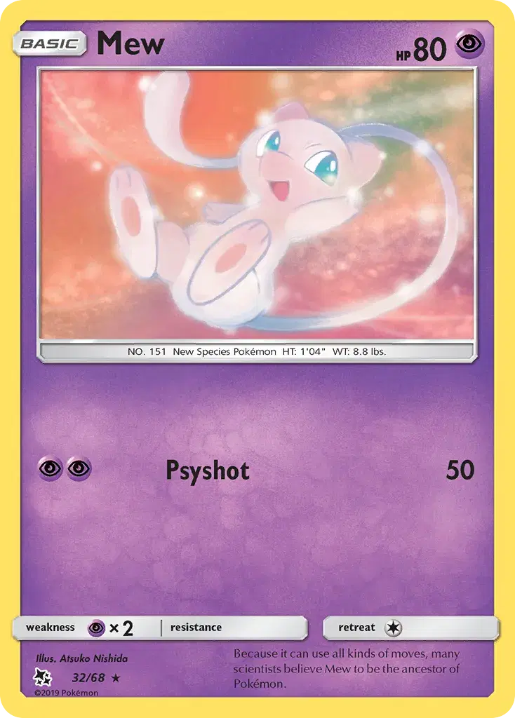 Mew Hidden Fates 32