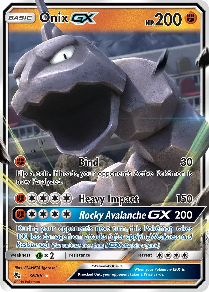 Onix-GX Hidden Fates 36