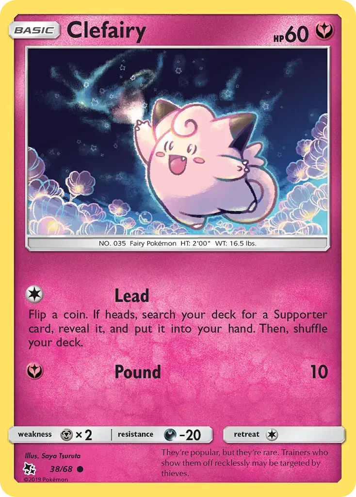 Clefairy Hidden Fates 38