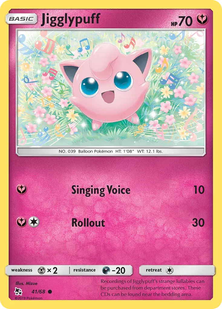 Jigglypuff Hidden Fates 41