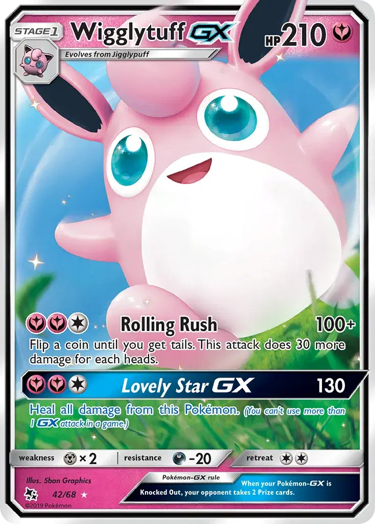 Wigglytuff-GX Hidden Fates 42