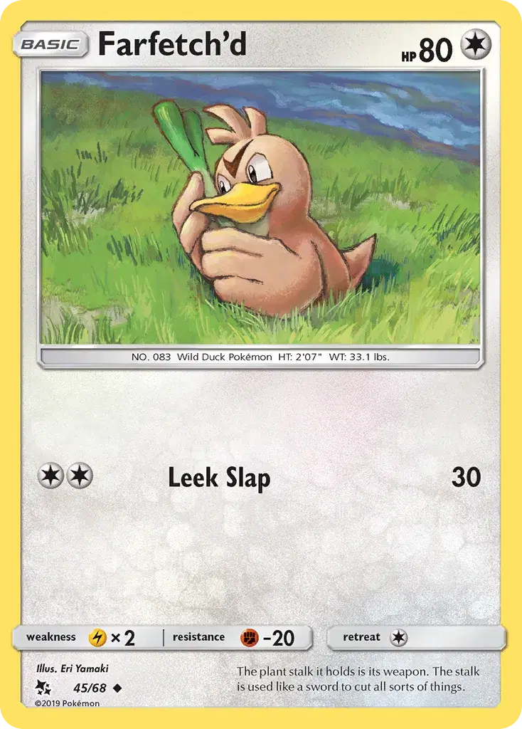 Farfetch'd Hidden Fates 45
