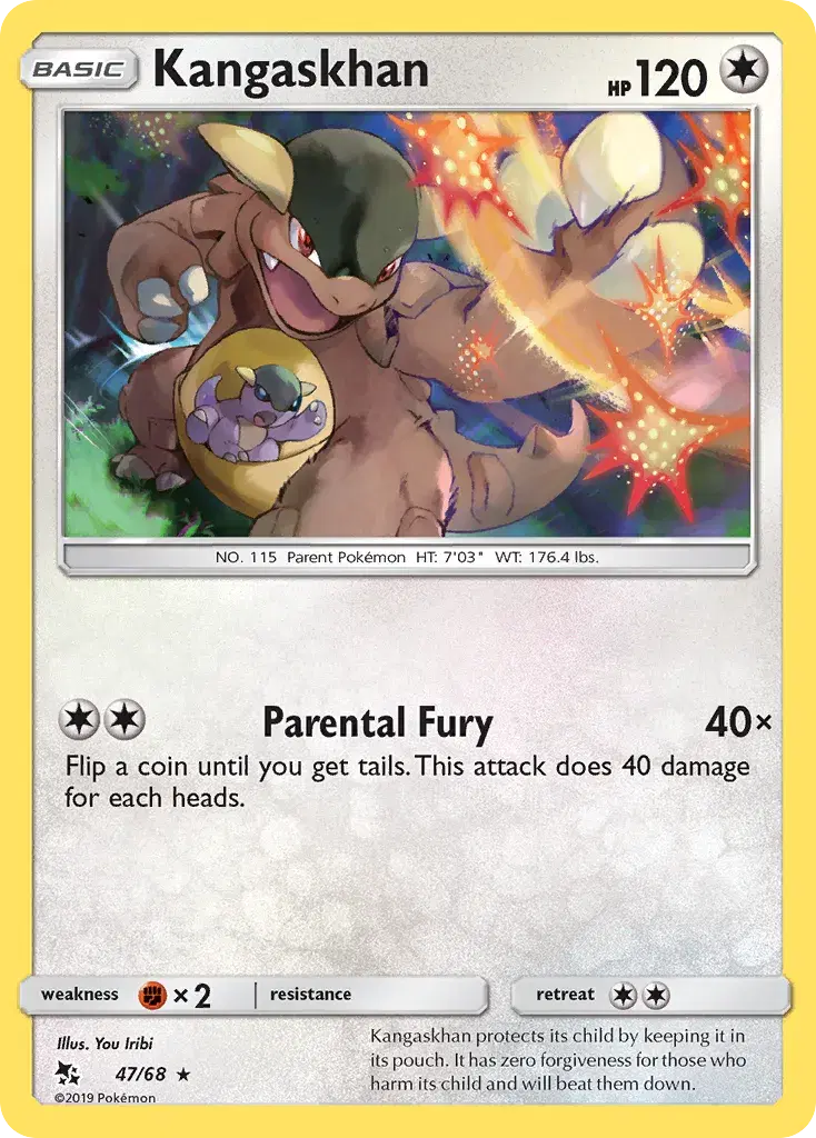 Kangaskhan Hidden Fates 47