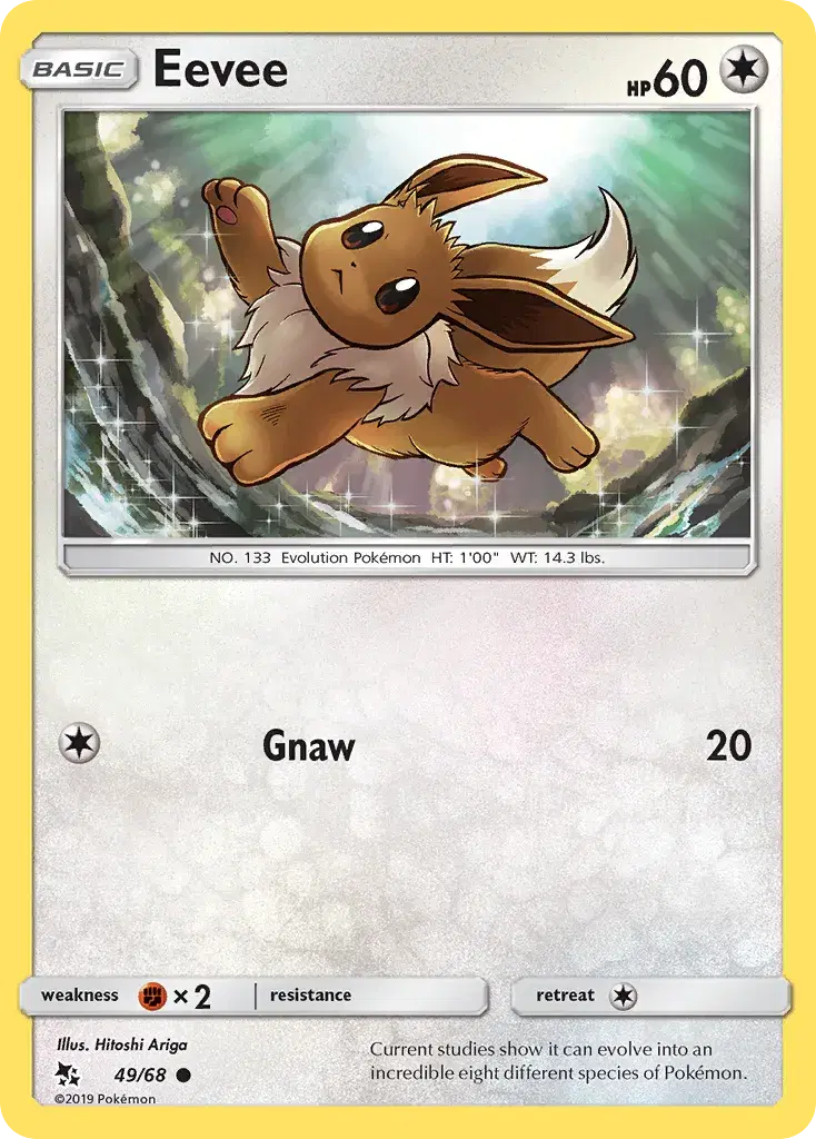 Eevee Hidden Fates 49