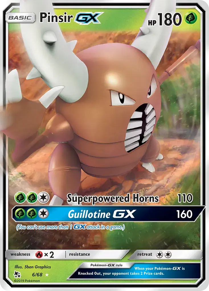 Pinsir-GX Hidden Fates 6
