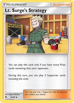 Lt. Surge's Strategy Hidden Fates
