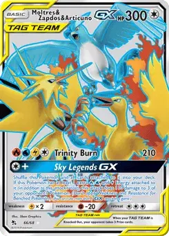 Moltres & Zapdos & Articuno-GX Hidden Fates