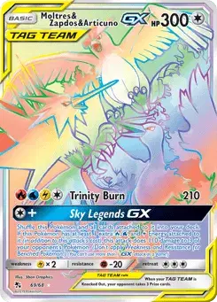 Moltres & Zapdos & Articuno-GX Hidden Fates