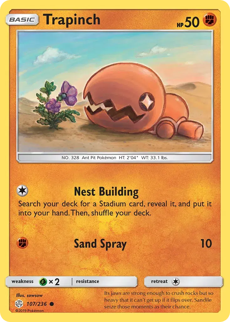 Trapinch Cosmic Eclipse 107
