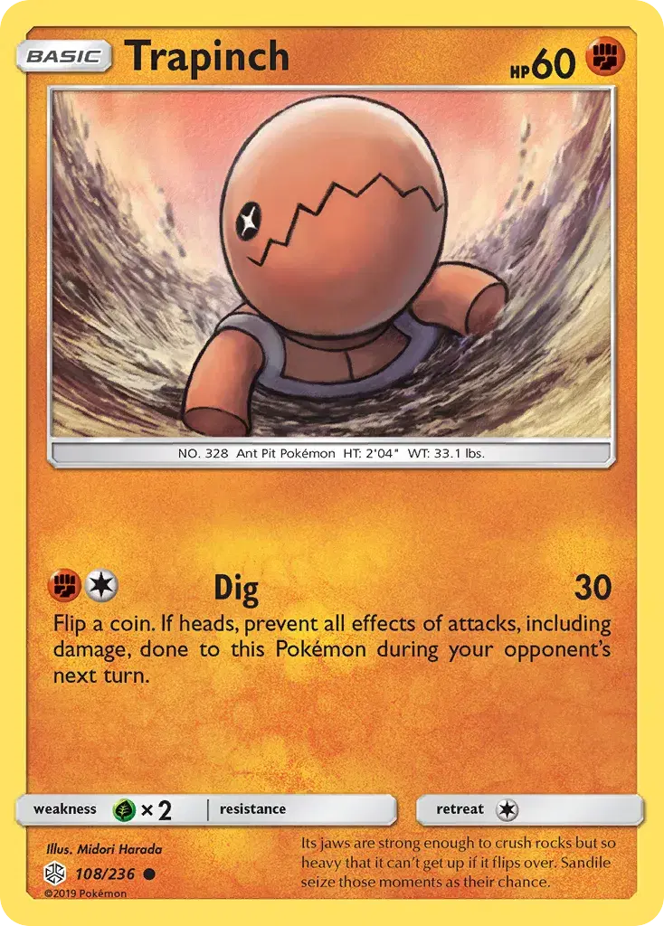 Trapinch Cosmic Eclipse 108