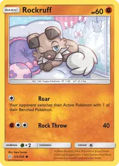 Rockruff Cosmic Eclipse