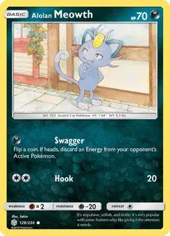 Alolan Meowth Cosmic Eclipse