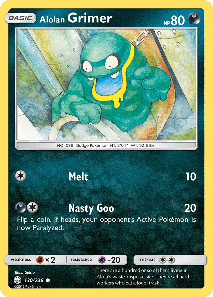 Alolan Grimer Cosmic Eclipse 130