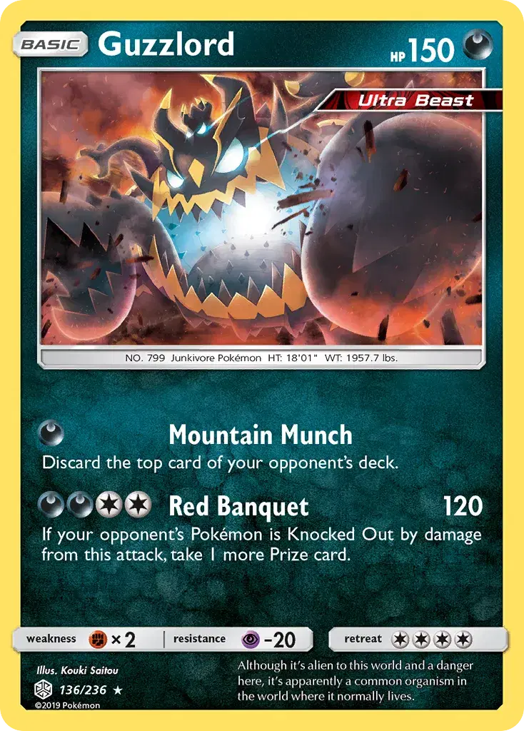 Guzzlord Cosmic Eclipse 136
