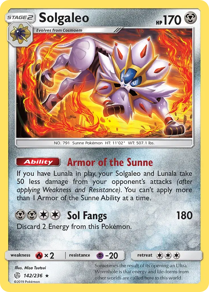 Solgaleo Cosmic Eclipse 142